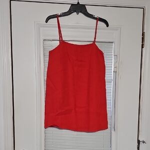 Classic Red Spaghetti-Strap Dress